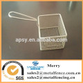 stainless steel mini chips fry basket for kitchen utensibs